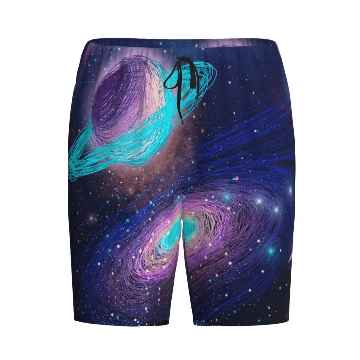 Custom Cloak Galaxy Universe Planets Shorts Sleeping Pants Men Pajama Pants Lounge Sleep Sleepwear Bottoms