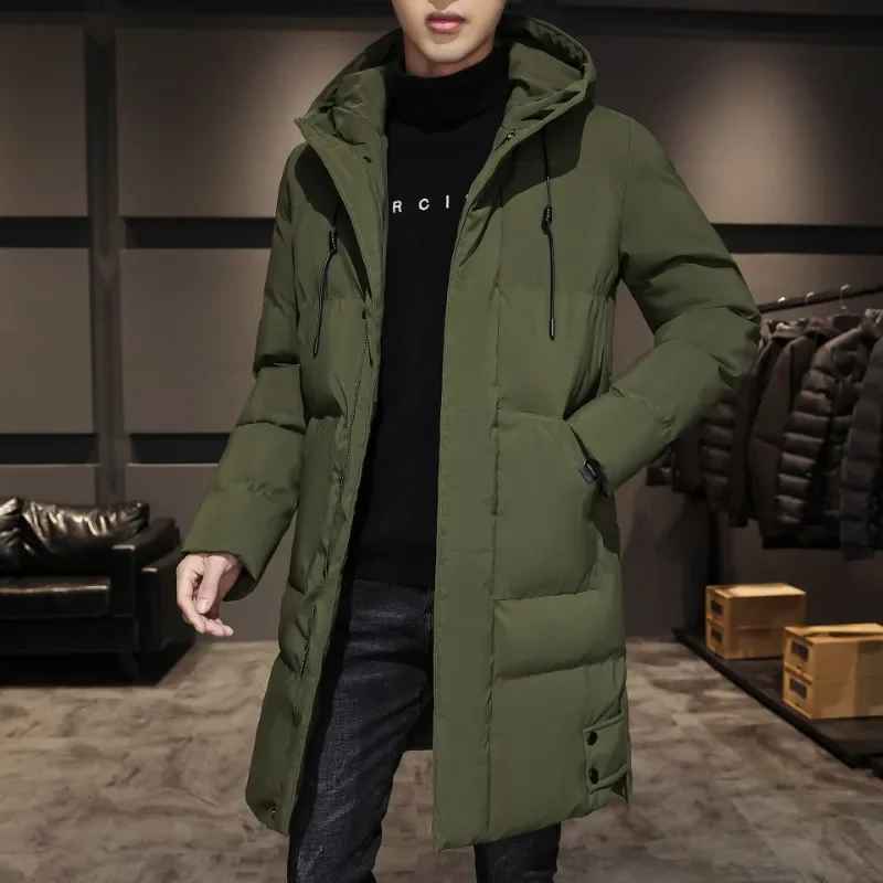 Cotton-padded Clothes Men's Customized Cross-border Explosion Winter Trend Loose Hooded  Jackets Warm Thickened Down Large Size.