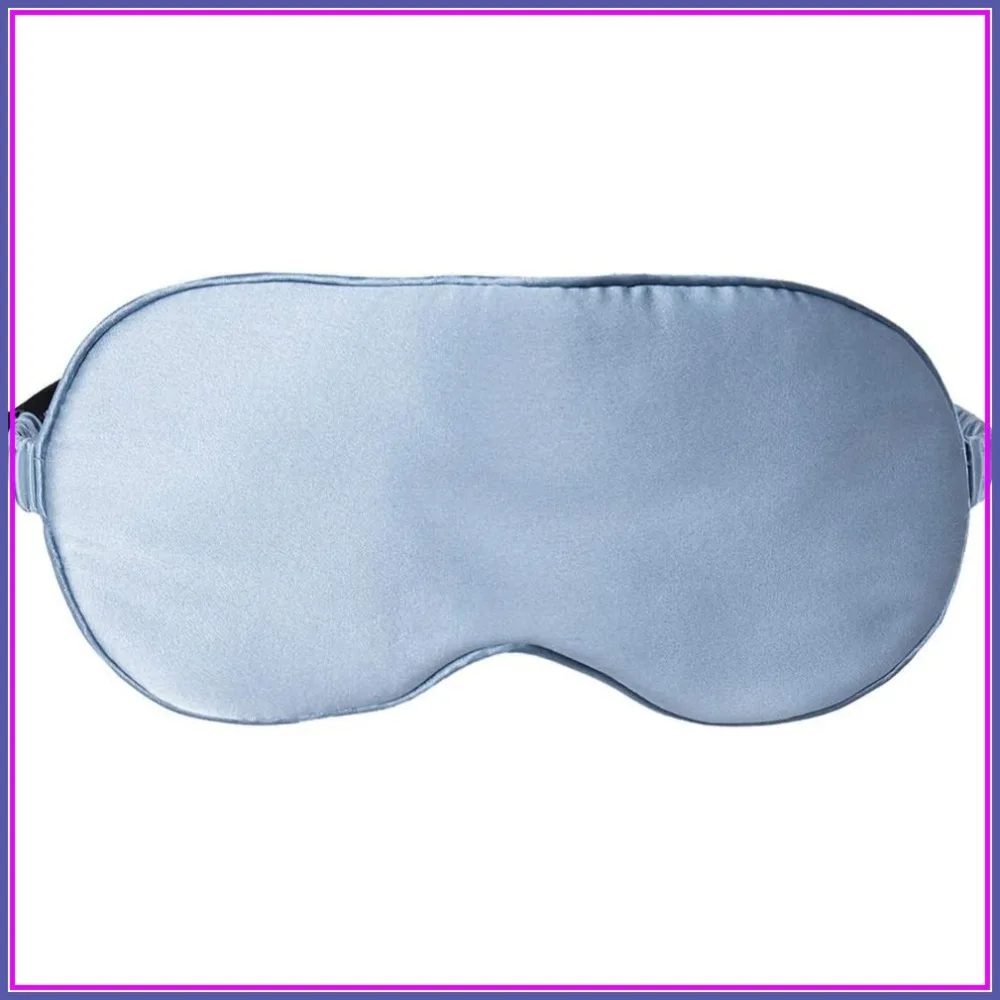 

Mulberry Natural Silk Sleep Mask for Women & Men, Super Soft Sleeping Eye Mask with Elastic Strap, Size M
