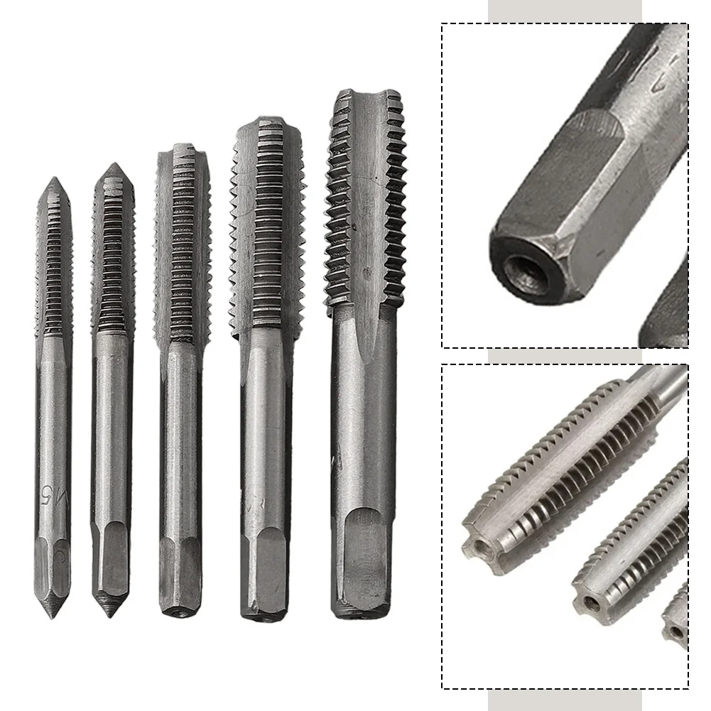 Comprehensive Set Metric Thread Tap Set Easy Tool Integration Good For Soft Materials Versatile Taps For Wood And Plastic