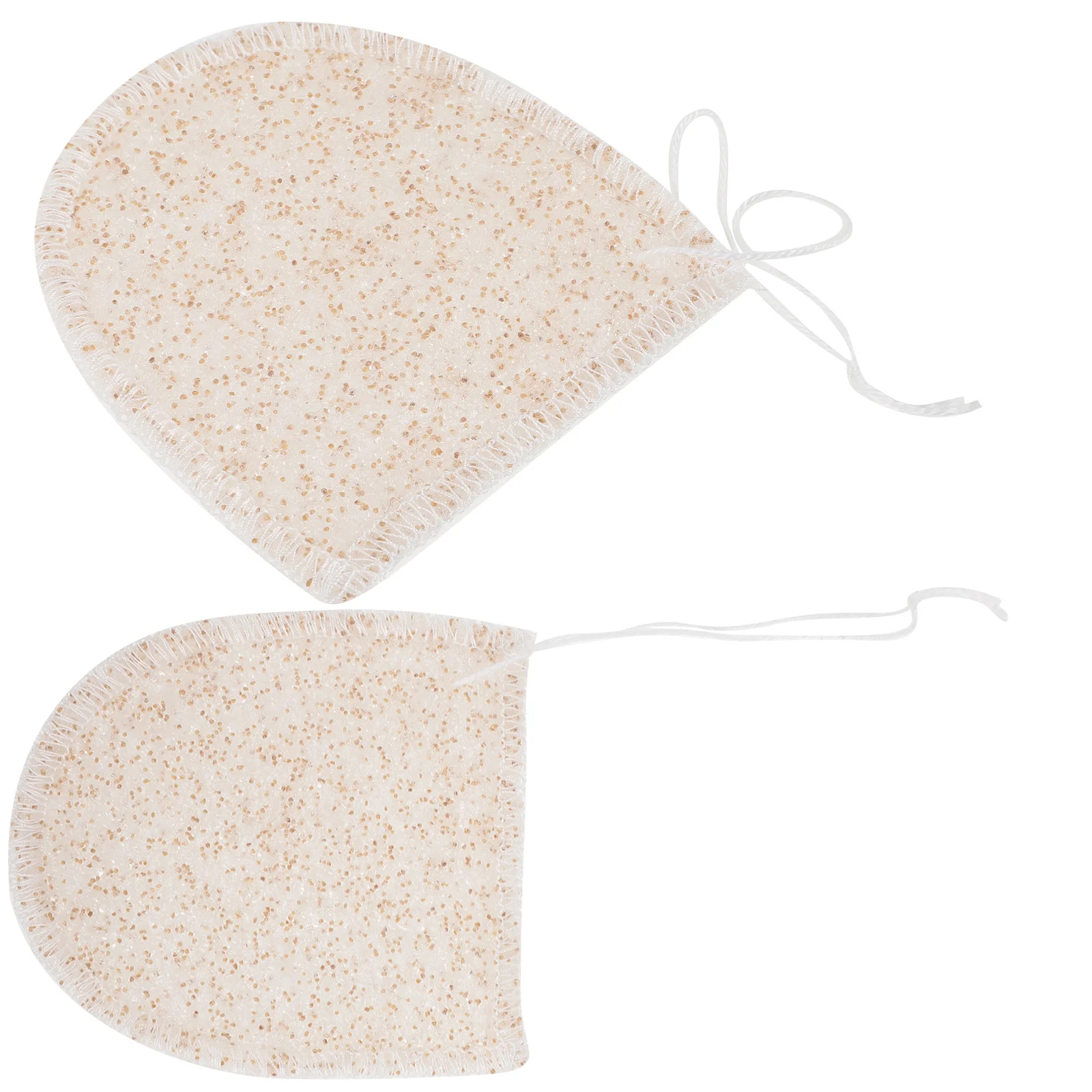 

2Pcs Konjac Facial Cleansing Sponge Face Scrubber Exfoliator Pore Unclogging Dead Skin Remover Soft Gentle Design