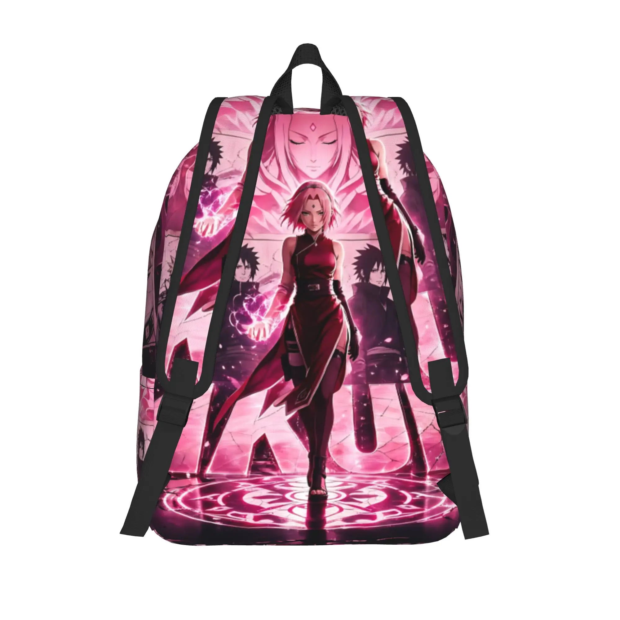 Fashion Naruto Anime Theme Backpack  Mochilas High Street For School Sturdy Shoulder Rucksack