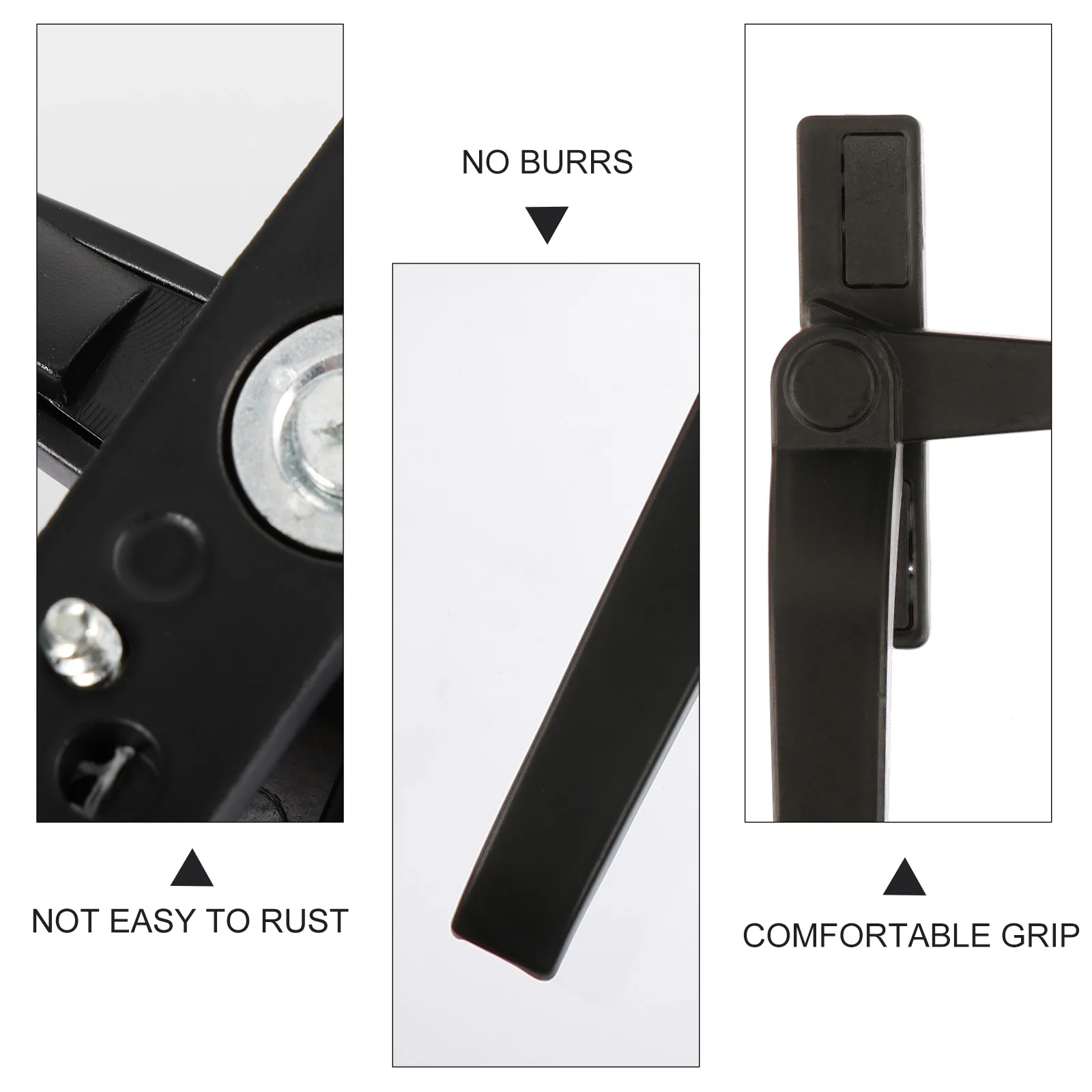 

4pcs Window Handle Pull Crank Alloy Sliding Door Aluminum Accessories Modern Replacement Home Bathroom Hotel Use Durable Rust