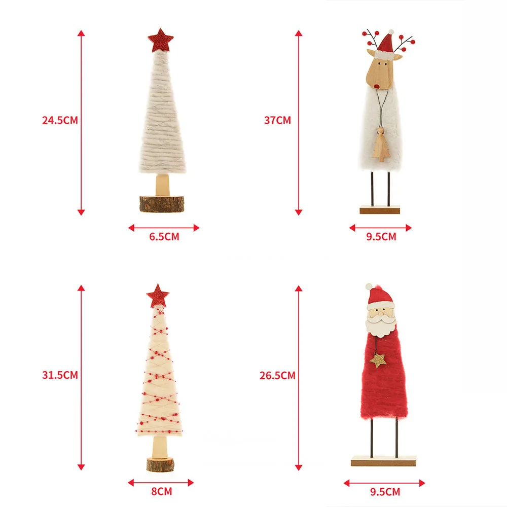 ورأى عيد الميلاد الأغنام زخرفة تطبيقات واسعة النطاق الأعمال اليدوية للطاولة