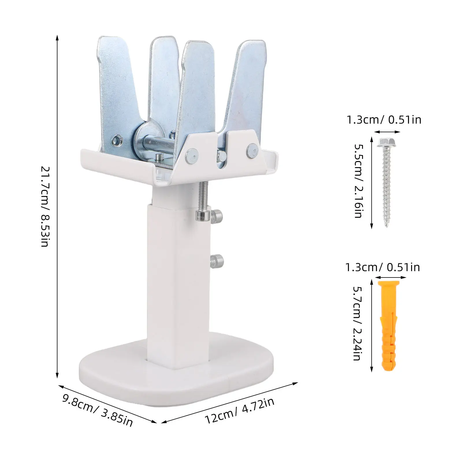 Adjustable Radiator Floor Bracket Carbon Steel Mounting Support for Panel Radiators Quick Installation