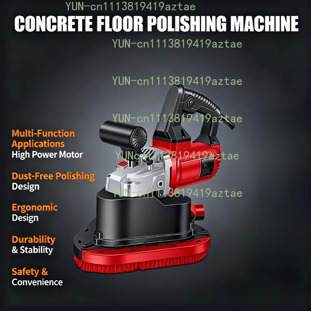 Electric Wall Planer & Grinder Machine | Concrete Surface Polisher for Paint Removal, Old Wall Renovation & Floor Grinding