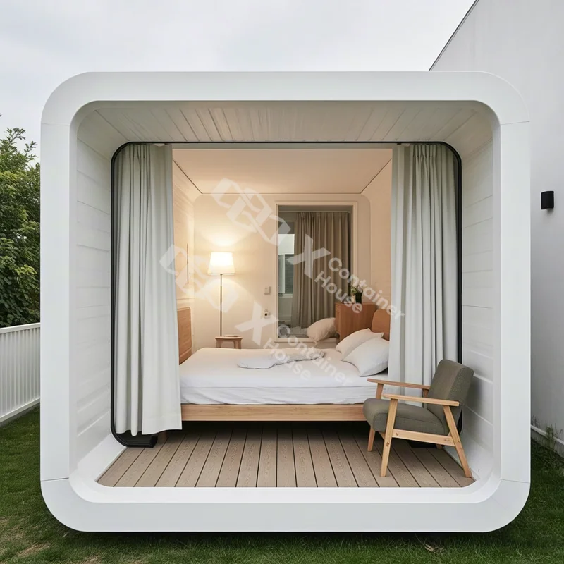 منزل متنقل جديد مزدوج واسع للبيع بيت كبسولة أبل صغير مزدوج واسع منازل متنقلة فيلا جاهزة منزل فاخر جاهز