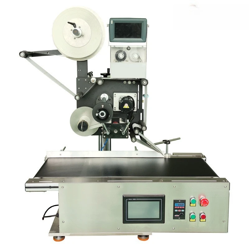 Automatic friction paging plane labeling coding machine QR code automatic labeling small packaging equipment