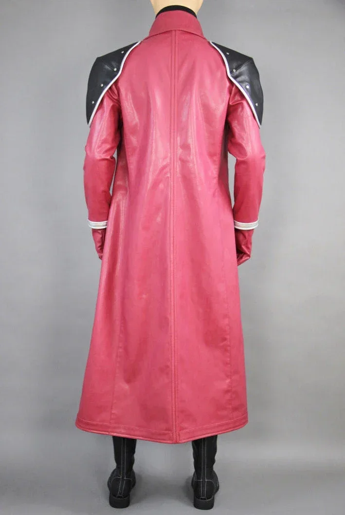 Disfraz de Cosplay rojo FFVII Genesis Rhapsodos Final Fantasy 7