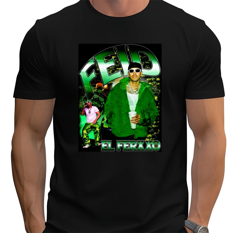 

Feid El Ferxxo Bootleg 90s Hip-Hop Style Vintage T-Shirt Colombian Reggaeton Artist