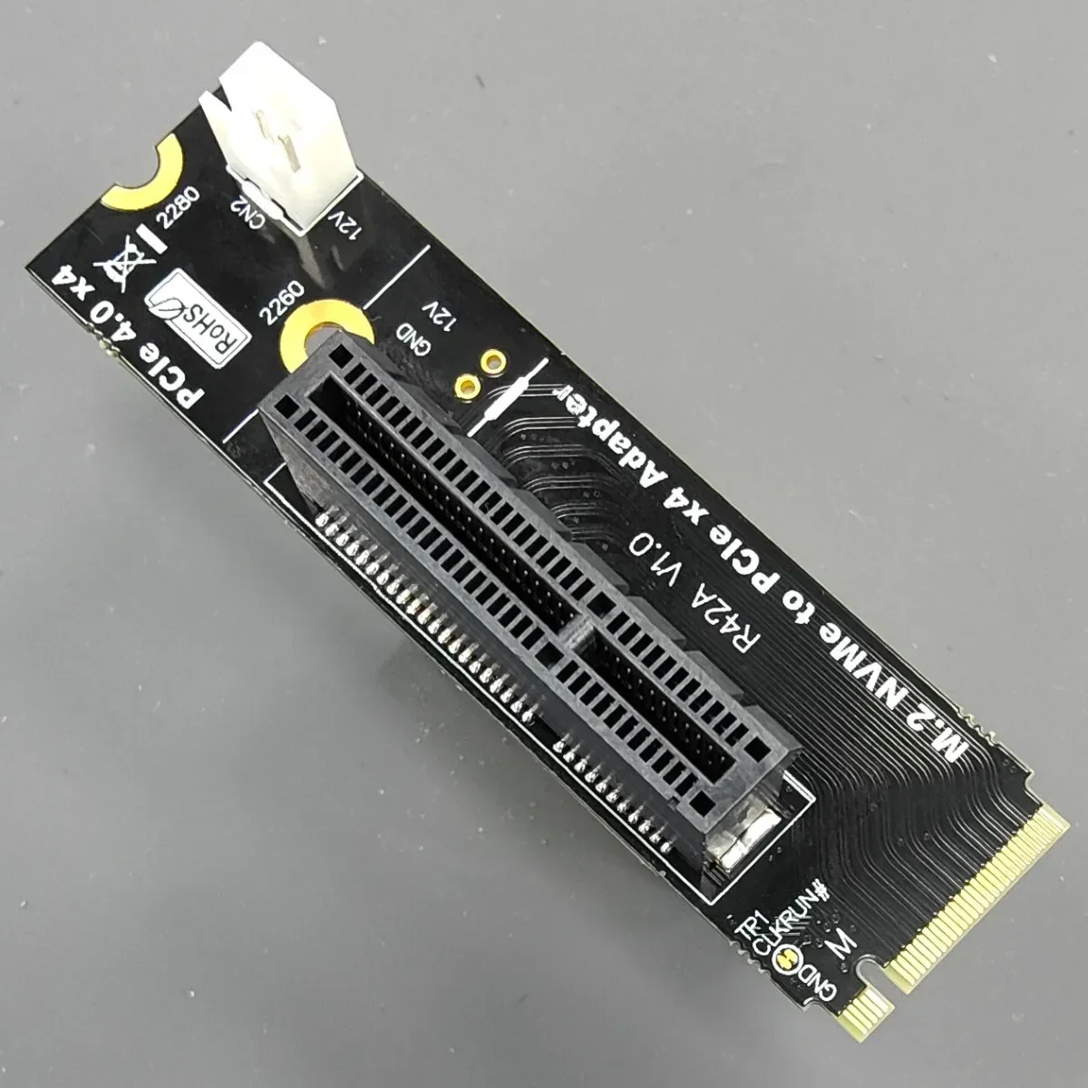 M.2 NVMe إلى PCIe X4 X16 التعدين محول لوحة دارات مطبوعة PCI-E 4.0 ل M2 MKey 22110 2280 الناهض شبكة SSD USB محول بطاقة التوسع #3