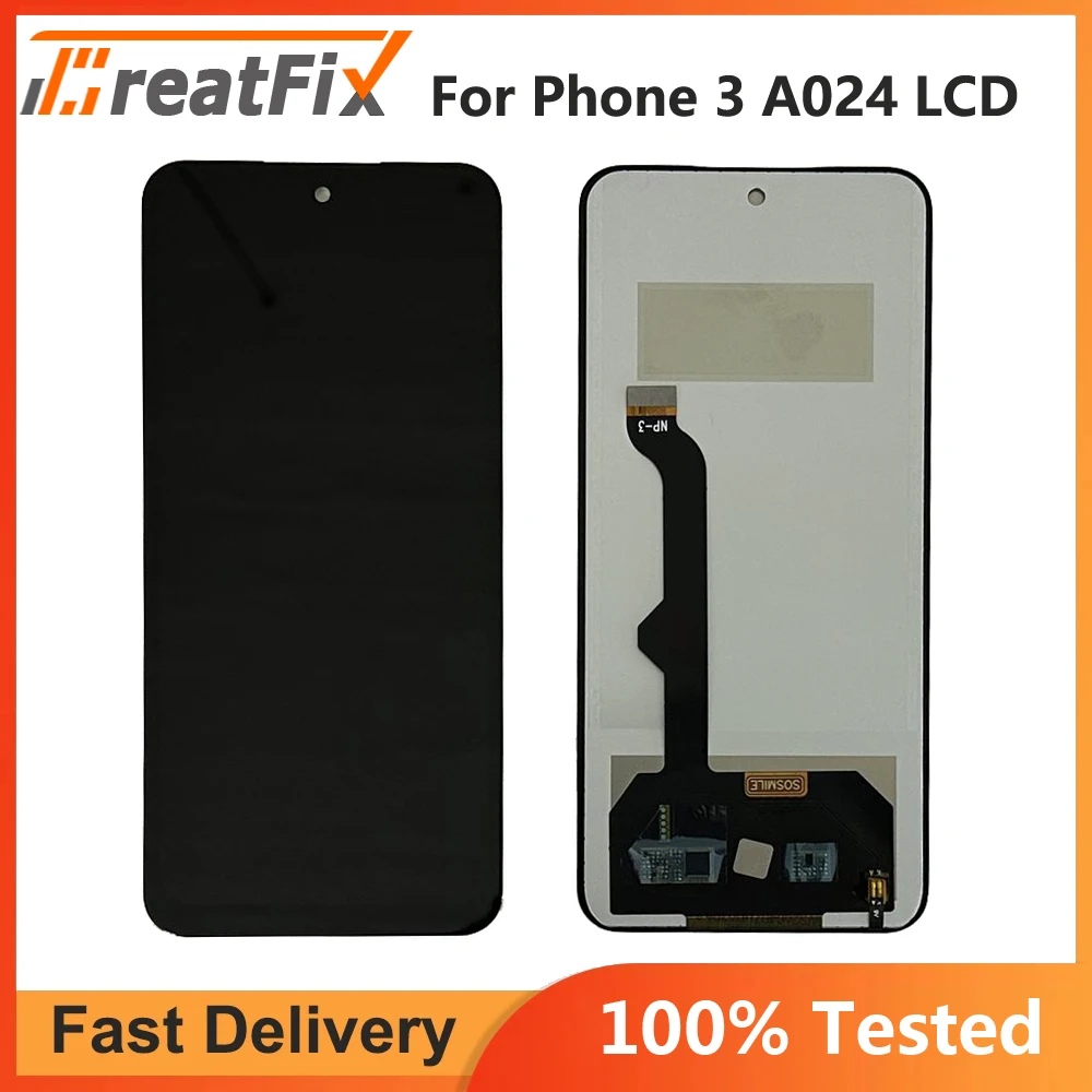 For Nothing Phone 3 A024 LCD Display Touch Screen Digitizer Oukitel Nothing Phone3 a024 Display LCD