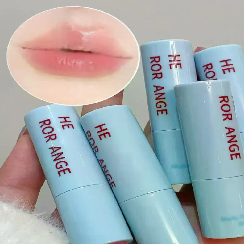 أحمر شفاه HERORANGE أحمر شفاه متعدد الأغراض، عصا ترطيب ذات ملمس واضح، تسليط الضوء على تفتيح كورية تظهر شابة