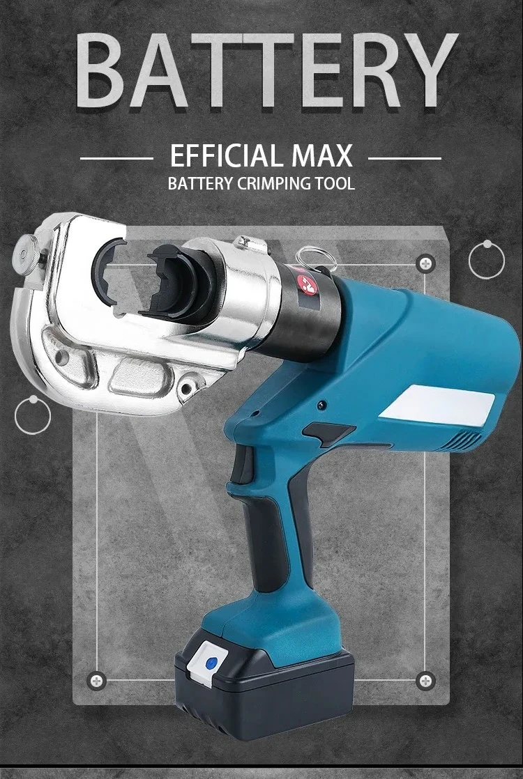 Strumento di crimpatura a batteria idraulica EZ-400 per terminale