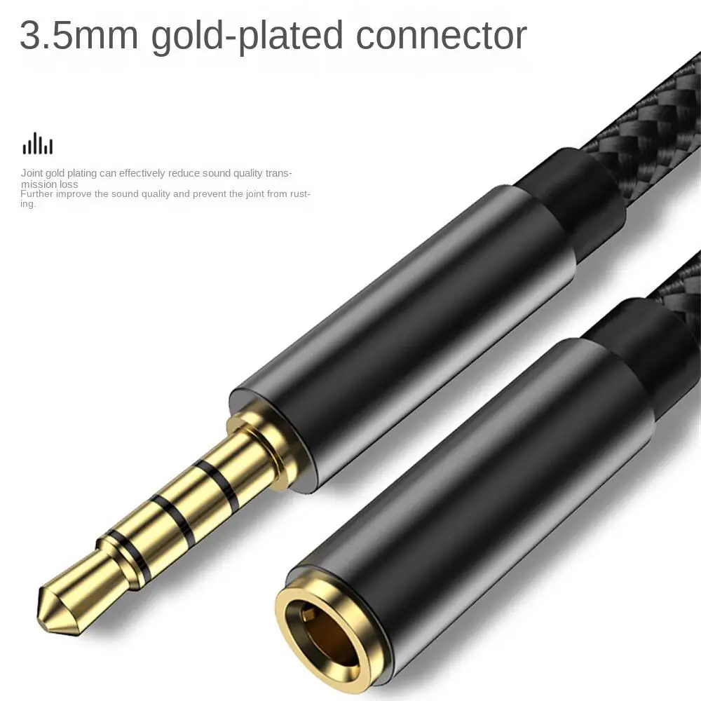 3.5mm to 3.5mm AUX Audio Cable 3.5mm Jack Speaker Cable for Headphones Car 5 Plus Oneplus AUX Cord