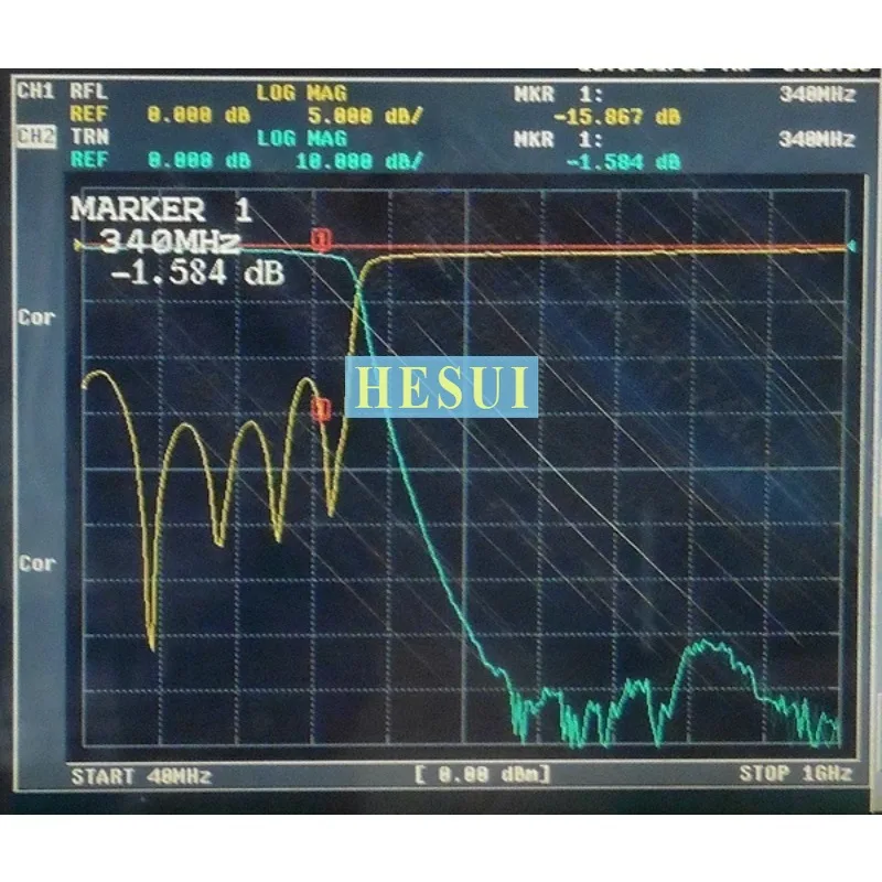 LPF Filter RF 350MHz Module low-pass filter, RF coaxial LC, LPF, SMA 350MHz Module Board