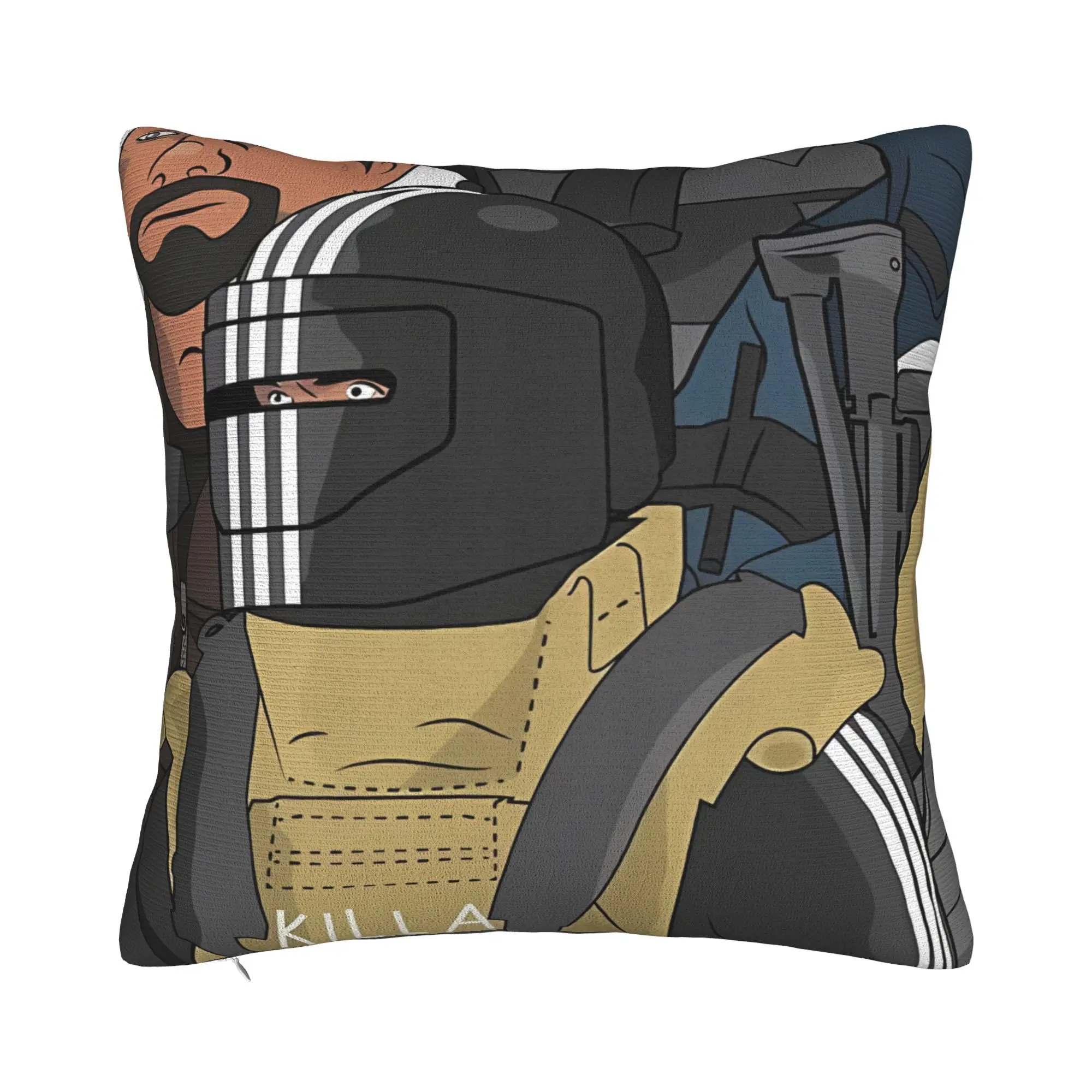 Escape From Tarkov Squad  Decorative Pillowcases for Cozy Escape From Tarkov Pillow Cover Zipper Closure
