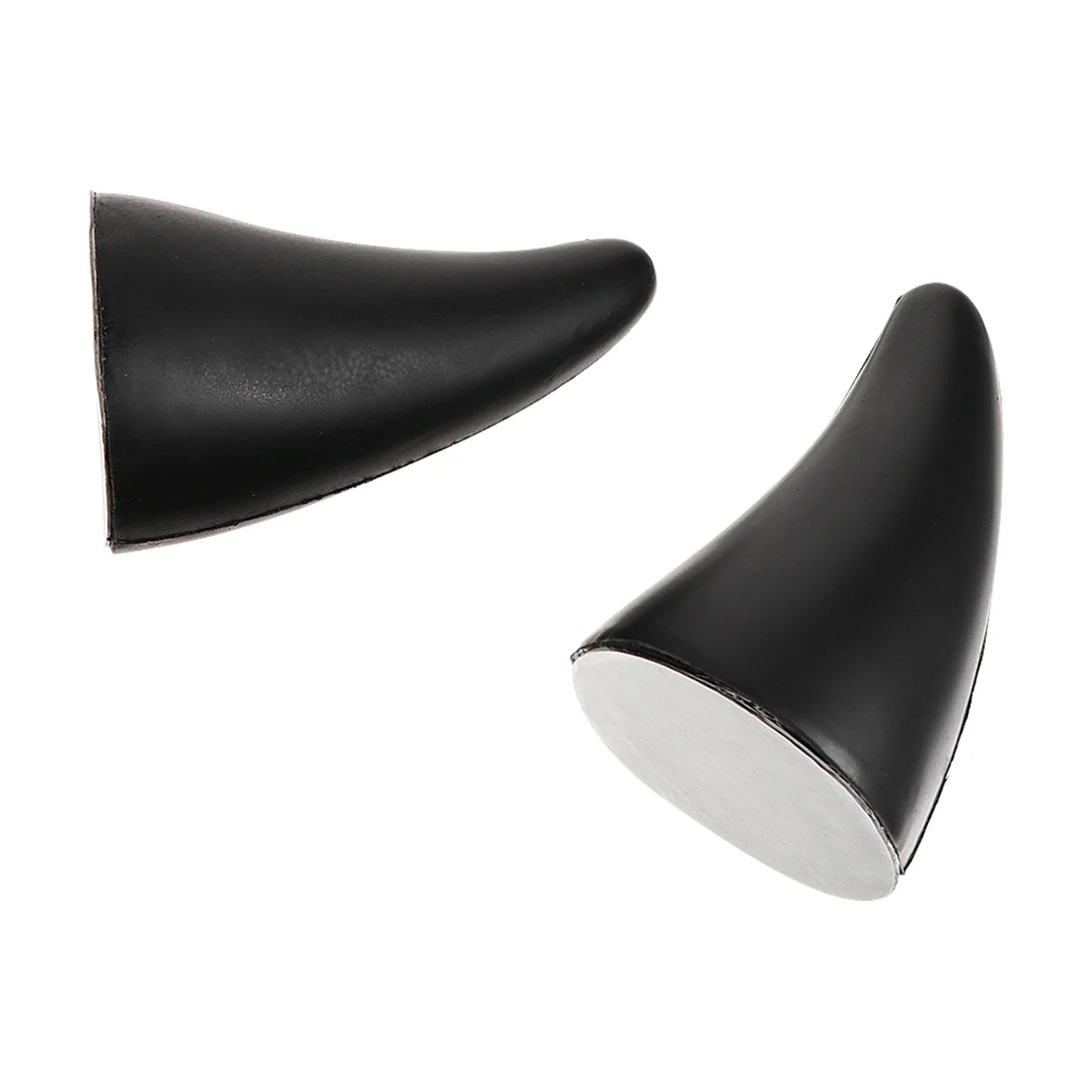 2 قطعة 1 زوج ثلاثية الأبعاد قرون الشيطان ملصقات البلاستيك دائم سقف السيارة ديكور هالوين مصد للسيارات ملصق مقاوم للماء الديكور الخارجي