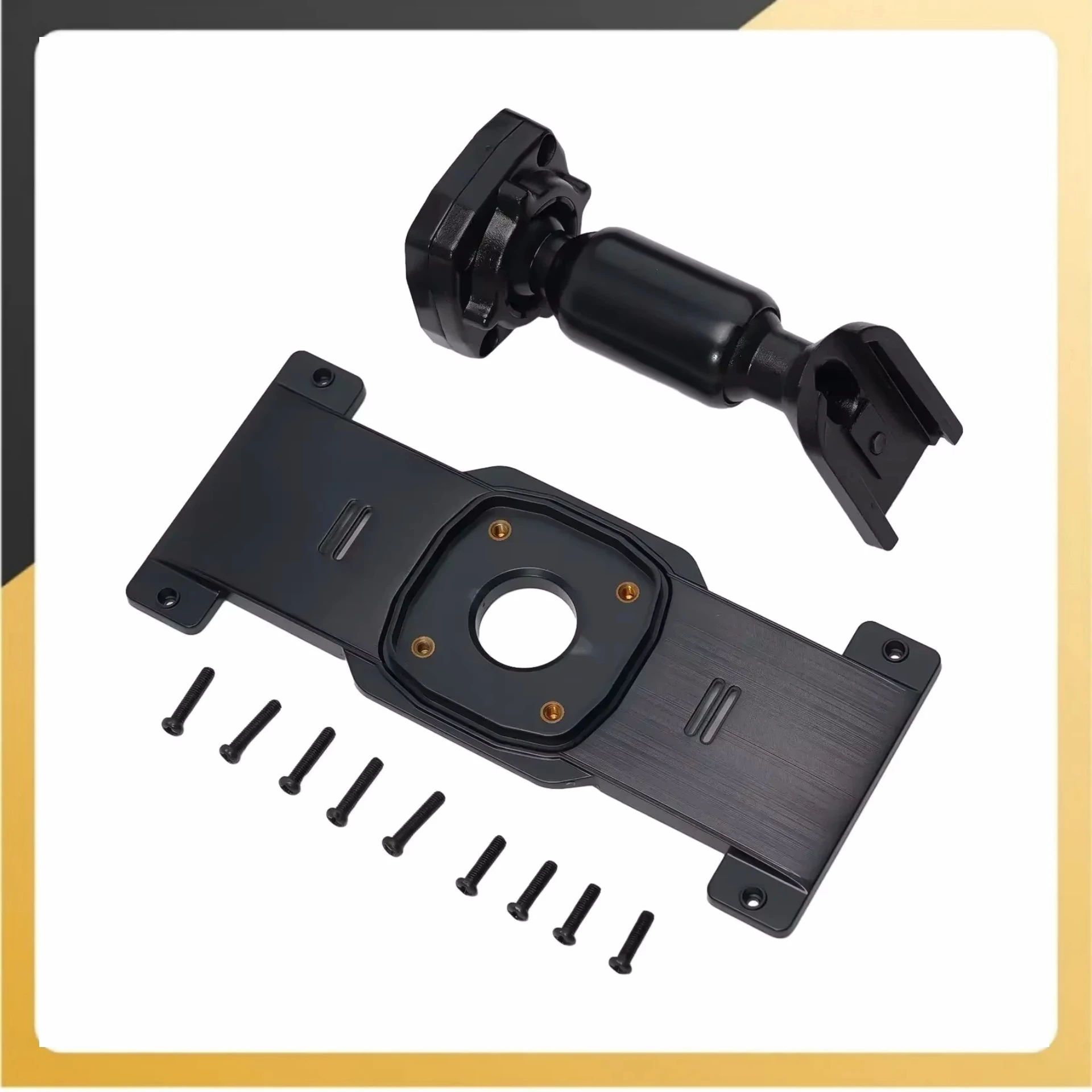 Rear View Mirror Metal Back Plate Panel And Mirror Dash Cam Mount Kit For Car DVR Replace Car Accessories