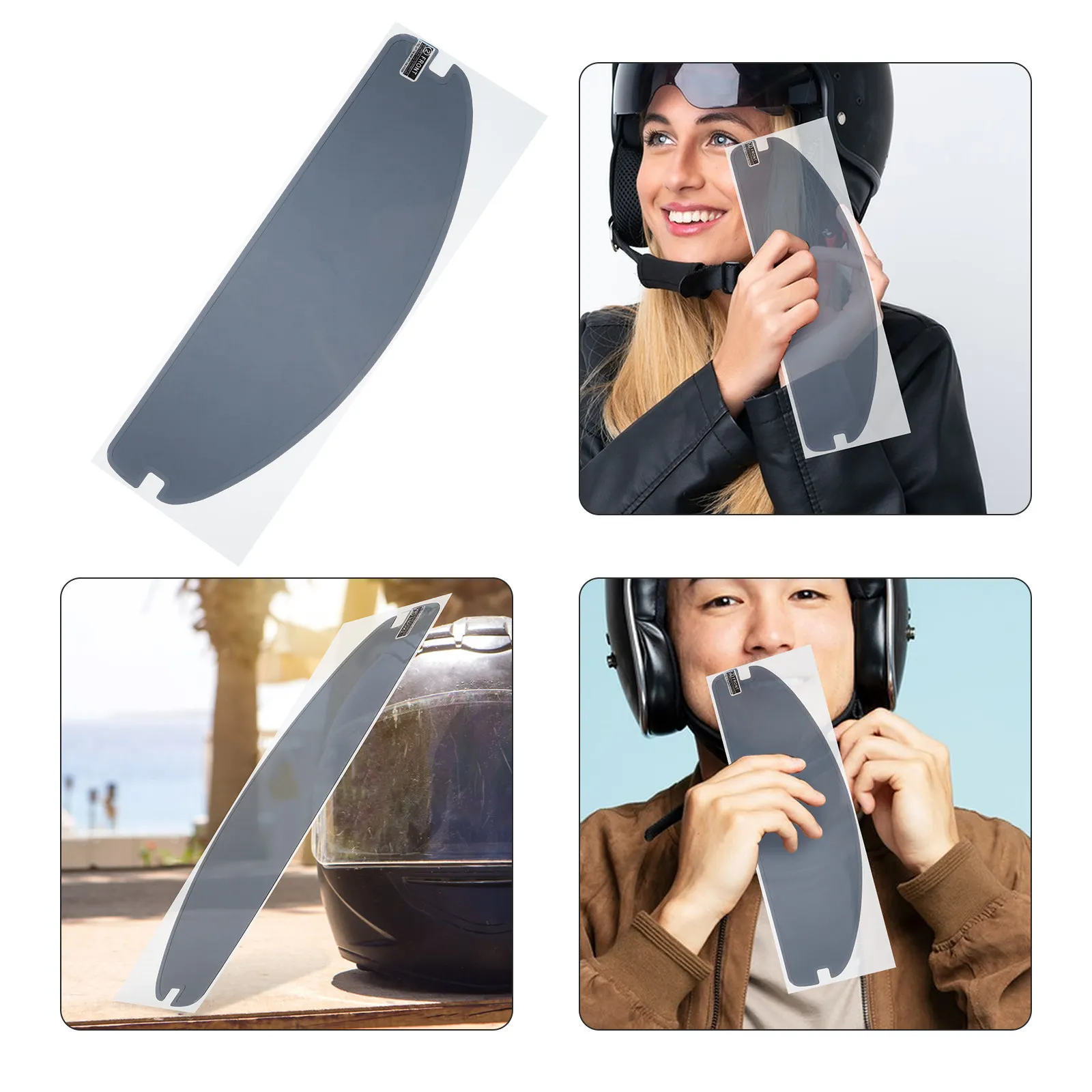 

Rainproof Film Universal Motorcycle Anti Fog Rain Shield Sticker Visor Coating Patch Accessories