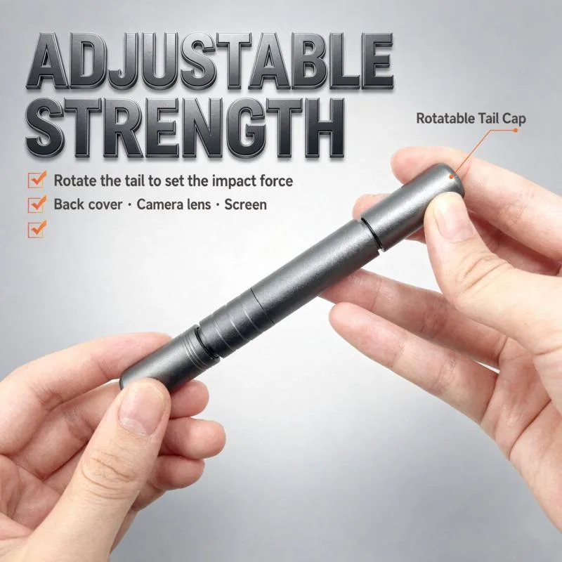 Cell Phone Glass Back Cover Blasting Pen Adjustable Force Spring Push Type Tungsten Steel Tip Phone Opening BGA Tools  Remova