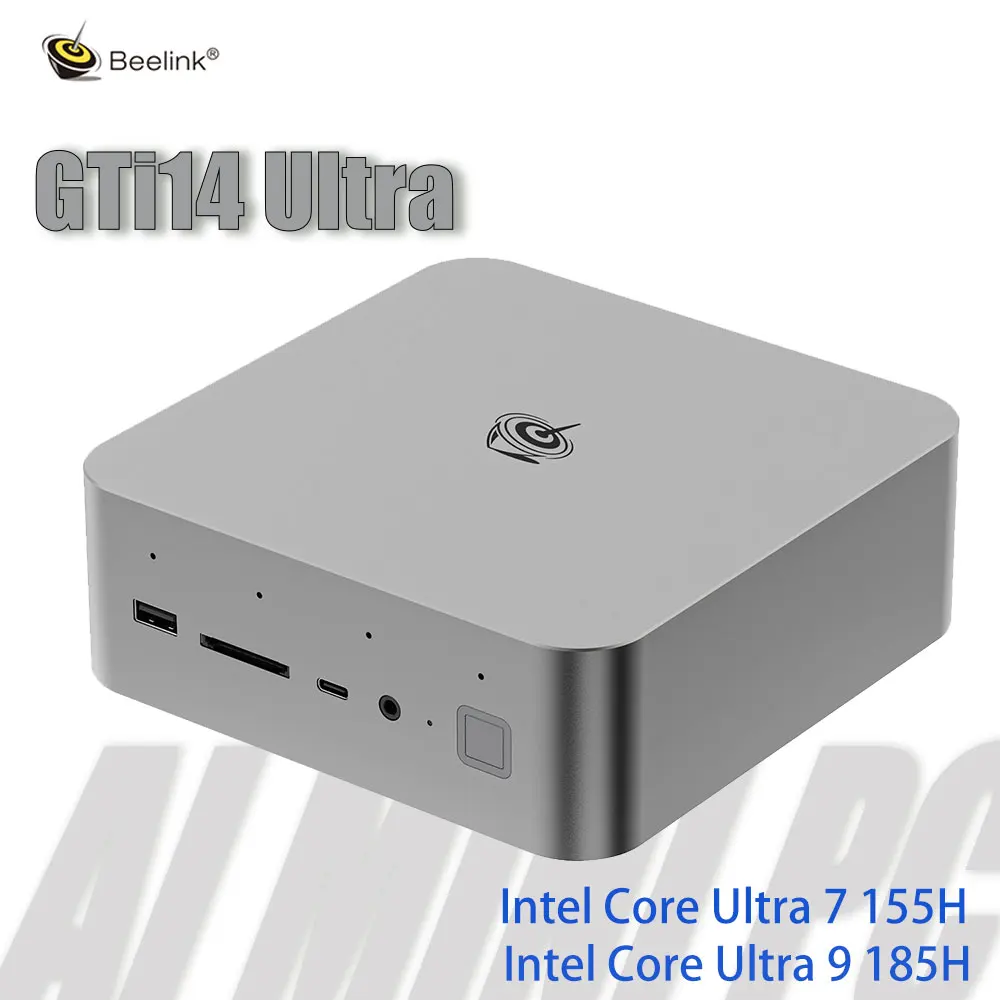 

Beelink GTi14 ультра AI Мини ПК Intel Core Ultra7 155H Ultra9 185H 32 ГБ DDR5 1 ТБ SSD игровой компьютер Wifi7 BT5.4 Настольный Ноутбук