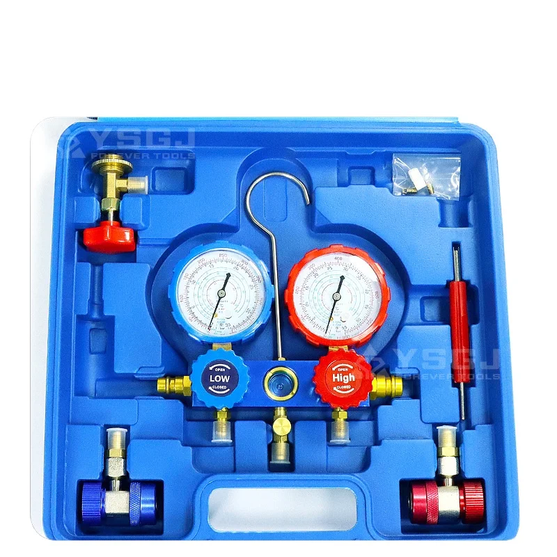 YS-025 Automotive Air Conditioning Fluorine Meter Fluoride Tool Vacuum Repair R134a Snow Environmental Protection Refrigerant