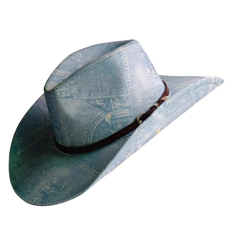 Western-Cowboyhut im Pfeil-Stil für Männer und Frauen, Retro-Hut mit breiter Krempe, Gentleman-Hut, Cowgirl-Jazz-Hut, modische Sommer-Sonnenhüte