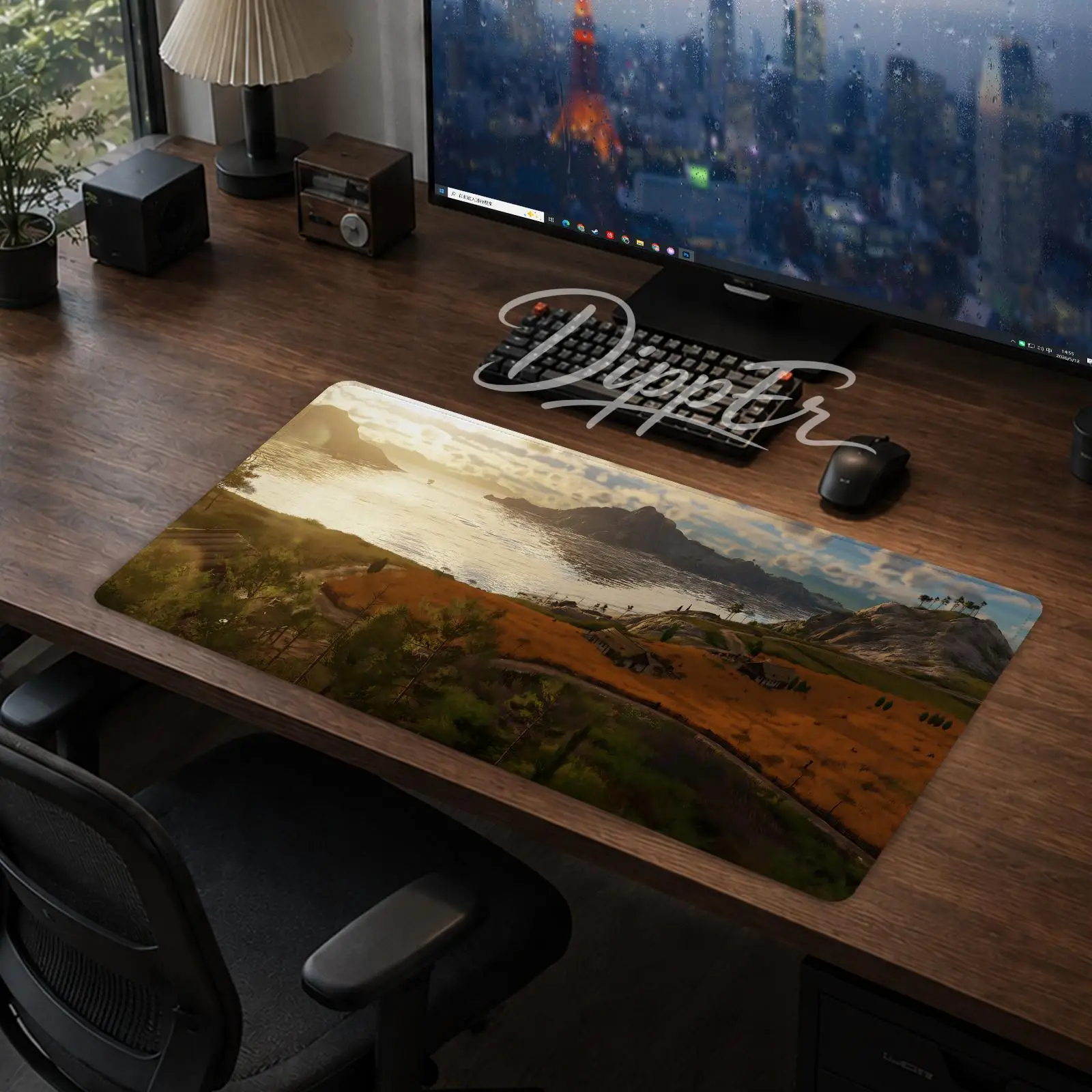 

Anno 117pax Romana Mouse Pad Gaming office Desk Mat Non-slip Large Mousepad DIY Keyboard Pad stitched edge rubber base