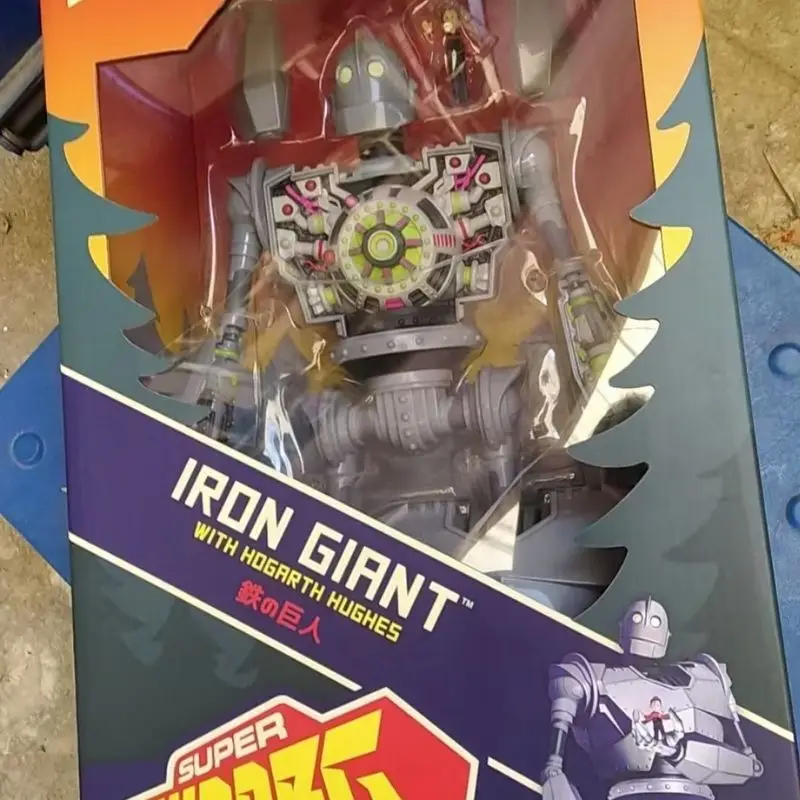 [متوفر] SUPER7 شخصيات الحركة الحديدية العملاقة إصدار ملون 11 بوصة دمية متحركة مشتركة لعبة مجسمة مجموعة هدايا