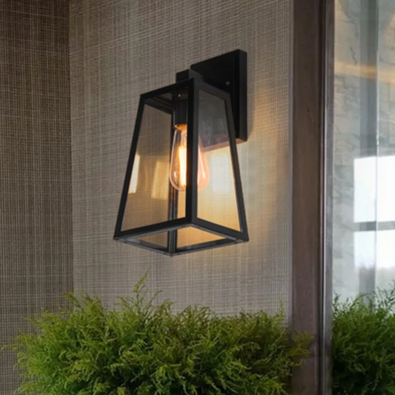 

Retro Outdoor Wall Lamp Nordic Industrial Style Corridor Lighting Fixture Balcony Courtyard Lamps