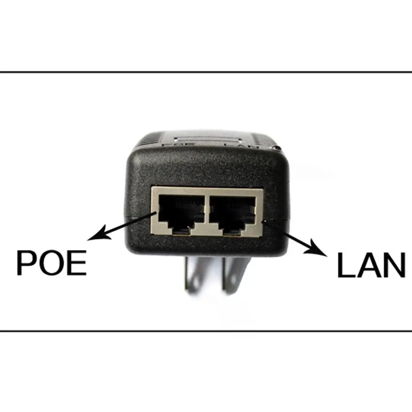 POE Adaptor AC 110V-240V To DC 12V 15V 18V 24V 48V 0.5A 1A POE Injector Power Supply Adapter 12 24V Volt AC Transformer 24W 12W