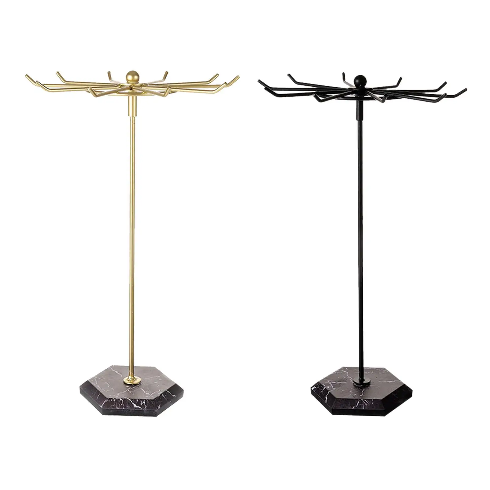 

Органайзер для ювелирных изделий, держатель для ожерелья со стабильной основой, подставка для ювелирных изделий, вешалка для ювелирных изделий для серег, колец, демонстрации домашних магазинов