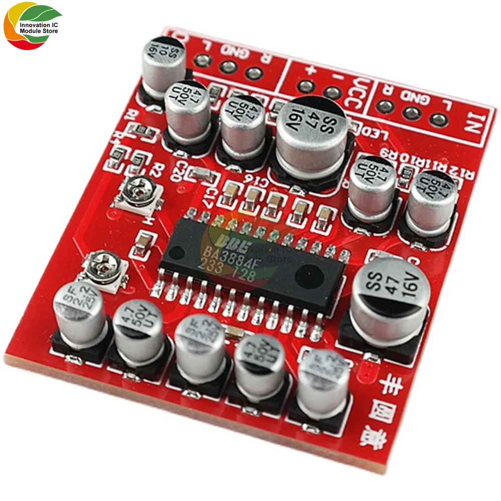 BA3884F soundboard front signal BBE sound effect exciter DIY module improves high and low bass clarity