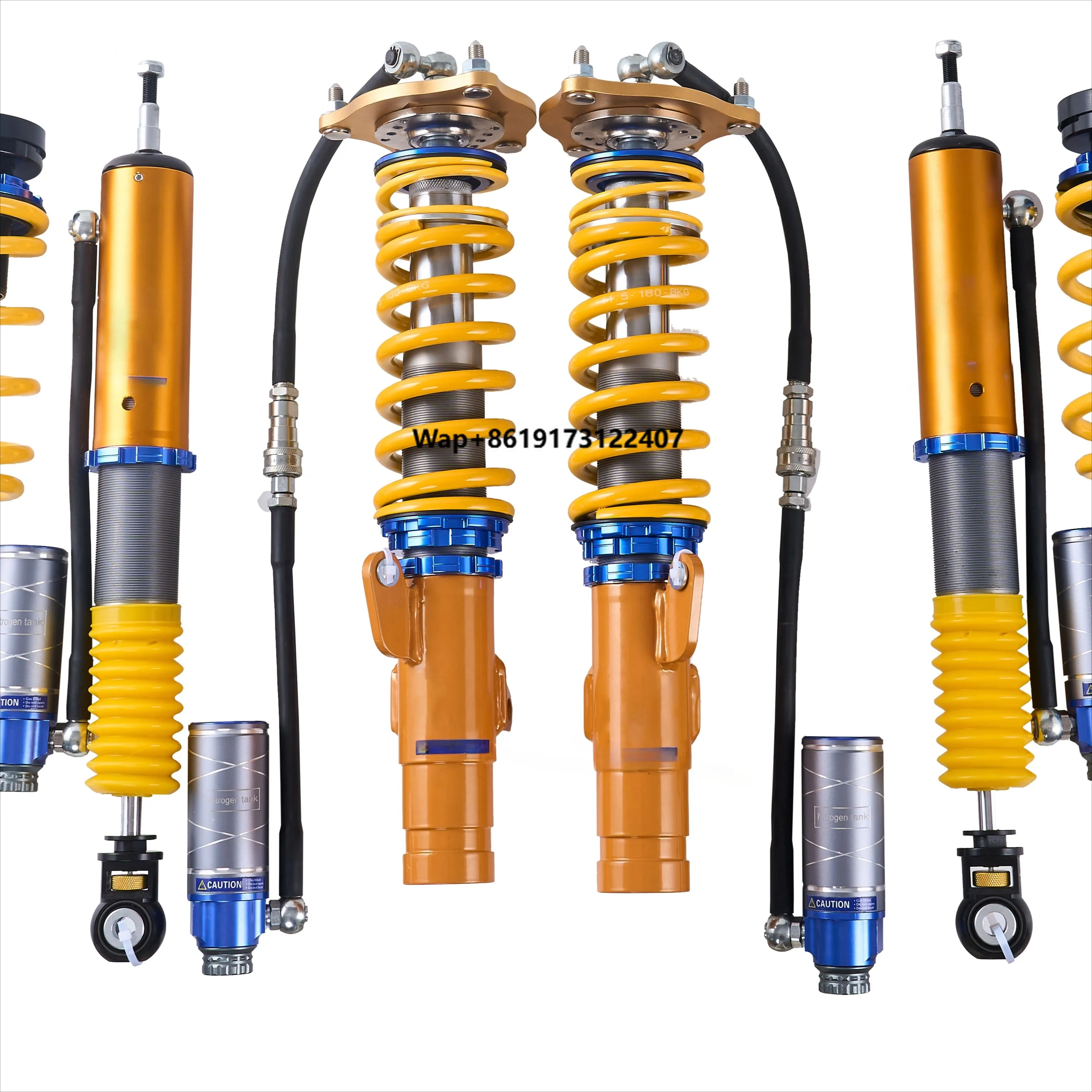 

High-Performance Nitrogen Gas Front and Rear Shock Absorbers with Reservoir for BRZ Racing Cars