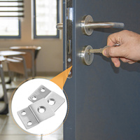 2pcs Lock Body Guide 2.2Mm Thickened Stainless Steel Door Reinforcement Kit For Security Fingerprint Lock Extension Plate Door