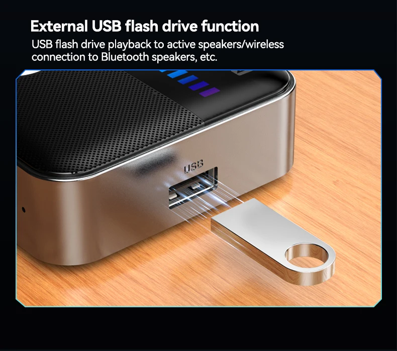 KEBIDUMEI NFC Bluetooth 6.0 Audio-Empfänger Sender RGB Audio-Adapter 3,5MM AUX RCA Koaxial Optischer DAC-Konverter für TV PC C – Detail 9