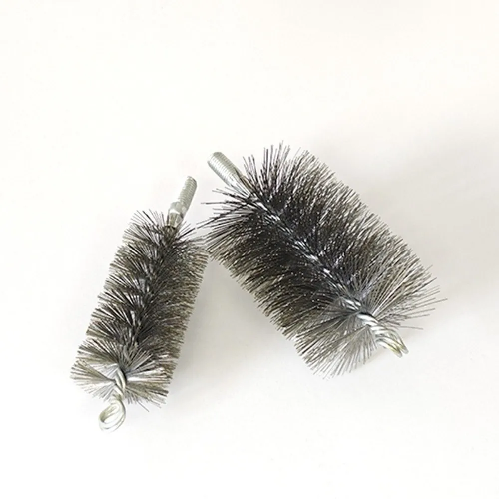 1/5PCS Stainless Steel Wire Pipe Brush Set Wire Bristle Rust Resistant Tube Brush Flexible Durable Rust Removal Tool