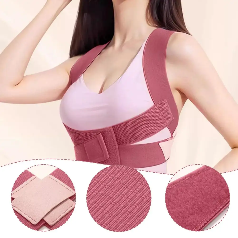 Back Posture Corrector For Men And Women Back Support Elastic Orthotic Belt Teenagers Posture Correction Tool V5X9