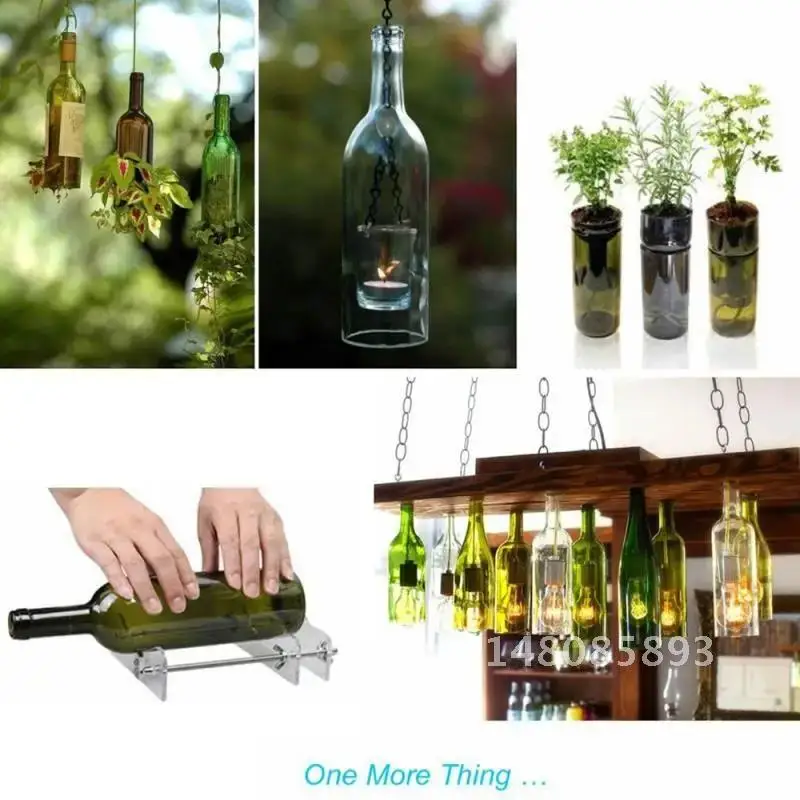 Glass Bottles Cutter Professional for Bottles Glass Cutting Bottle-Cutter DIY Cut Tool Safe Machine Wine Beer Bottle Cutter Tool