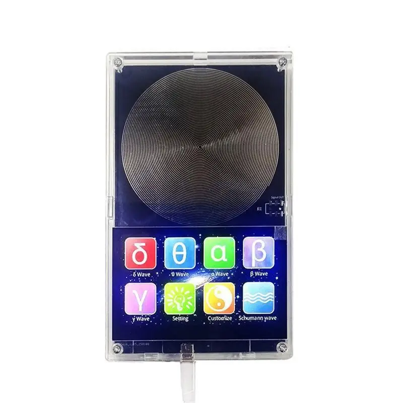 AFOURT-New Schumann Waves Generator Multiple Signal Generator Tester Frequency 0.01Hz~99999Hz Adjustable Audio Resonator USB EU