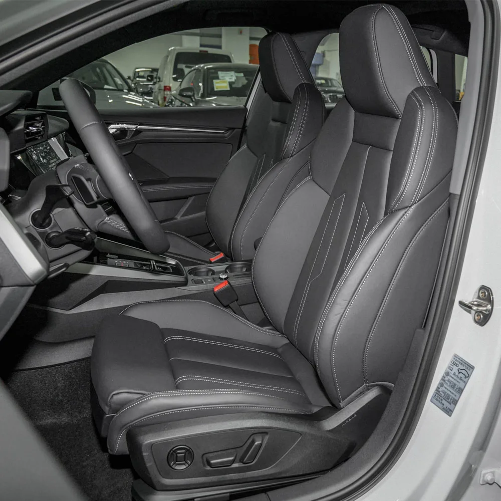 

Кожаные чехлы Nappa для Audi A3 8Y Sportback Sedan 2020 2021 2022 2023 2024, комплект чехлов на автомобильные сиденья, аксессуары для защиты салона