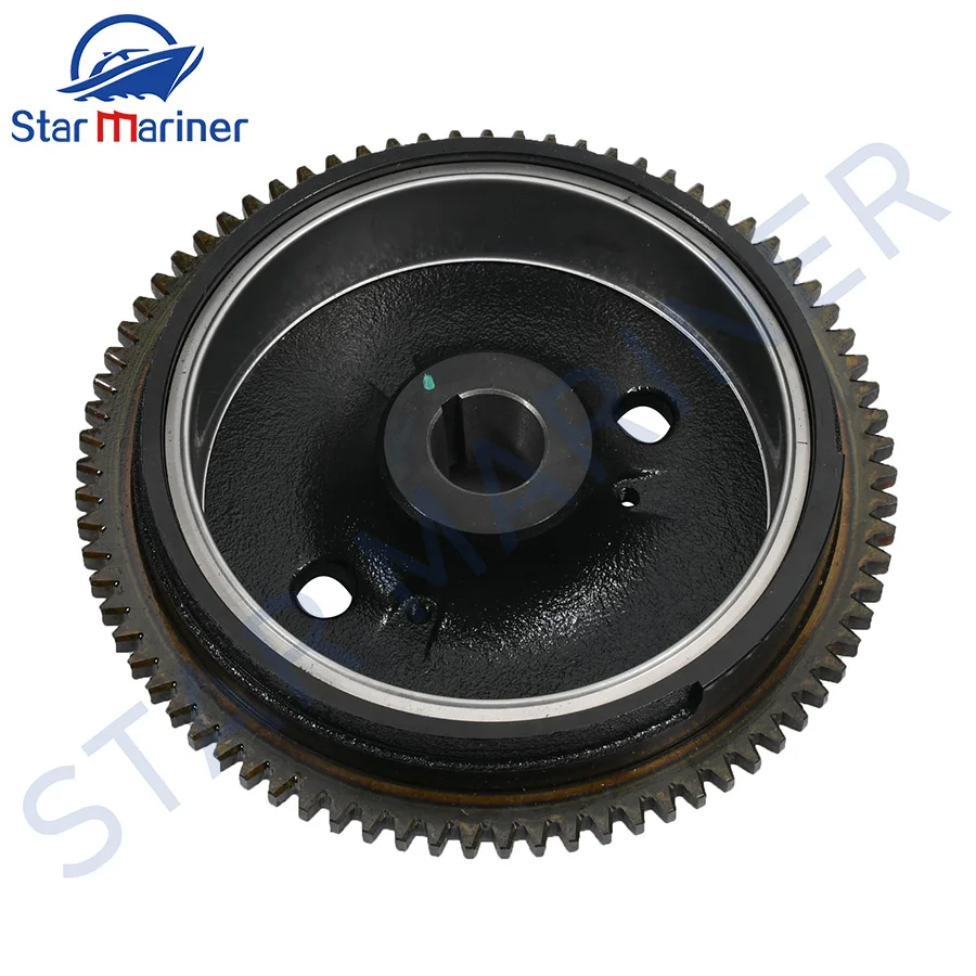 6AH-85550-10 Outboard Rotor Assy Electrical Fly Wheel For YAMAHA Outboard Motor F15A 15HP 6AH-85550 6AH Seapro F20