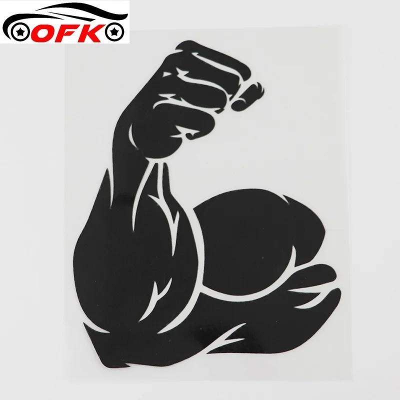 

Bodybuilding Muscle Sports Fitness Decal Vinyl Car Sticker ,to Cover Scratches Sunscreen Waterproof.10.7CMX13.2CM