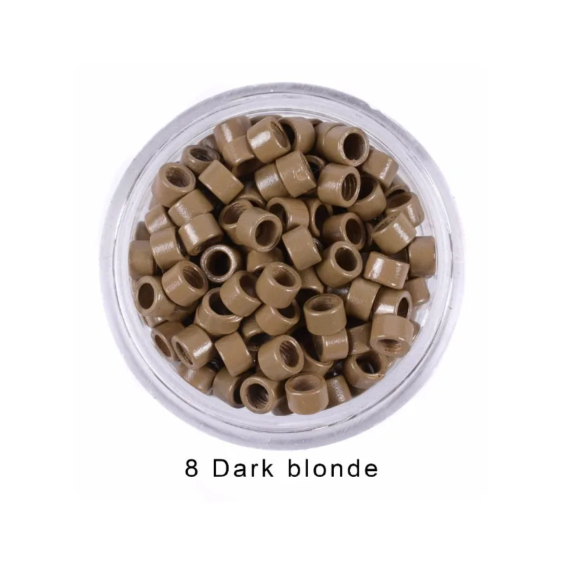 4.5*3.0mm Aluminium Tubes Micro Rings/Links/Beads with screw For Human Hair Extensions/feather tip hair 500pcs/lot