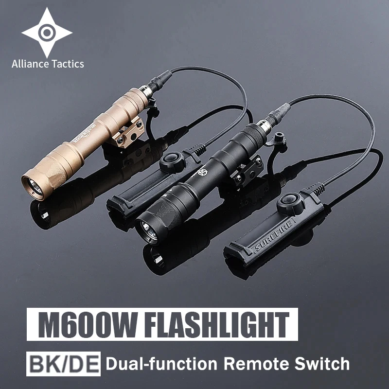 

WADSN Airsoft M600 M600W SF Flashlight Tactical Gun Light Strobe Weapon Light SF M600C Rifle Lamp Dual-function Remote Switch