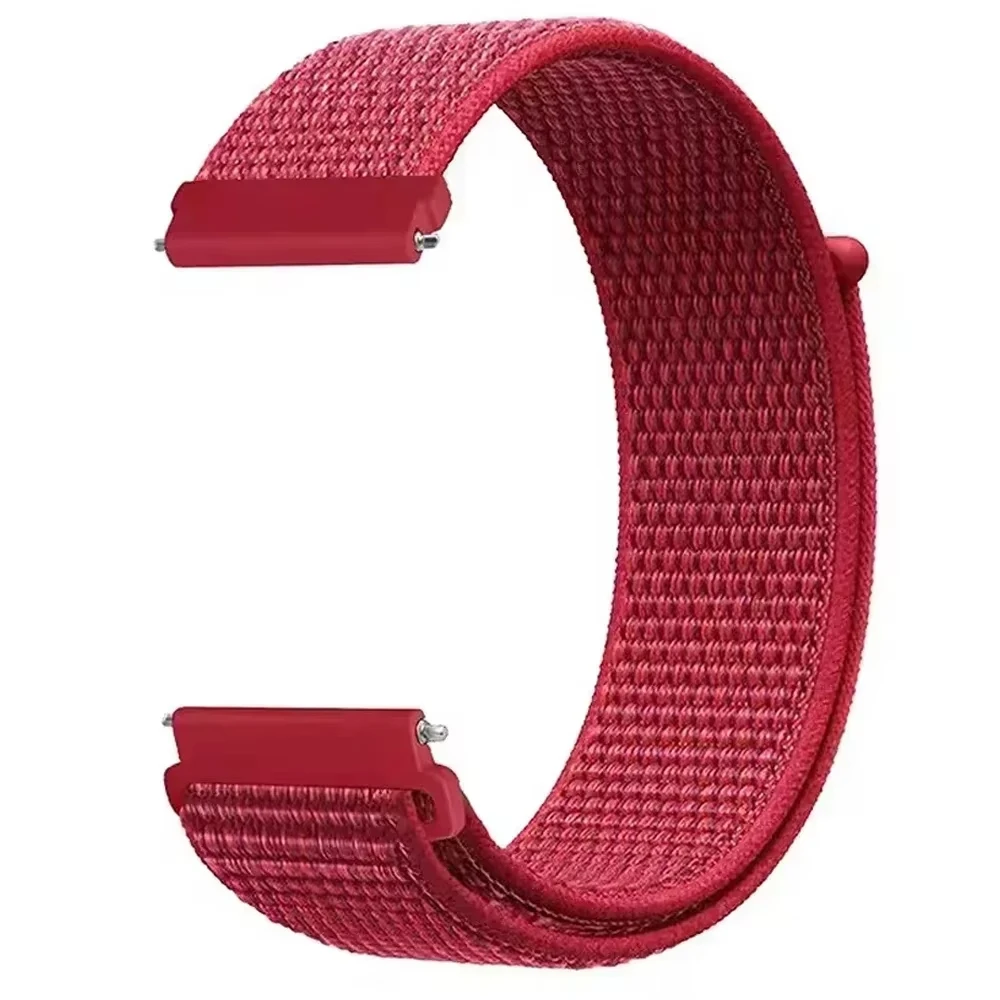 Nylon loop strap For Amazfit bip 6-5-3/u/S/pro Sport 20mm/22mm Bracelet for Amazfit GTS 4/3/2/2e/4 Mini/GTR 4/3/3 Pro/2/2e band