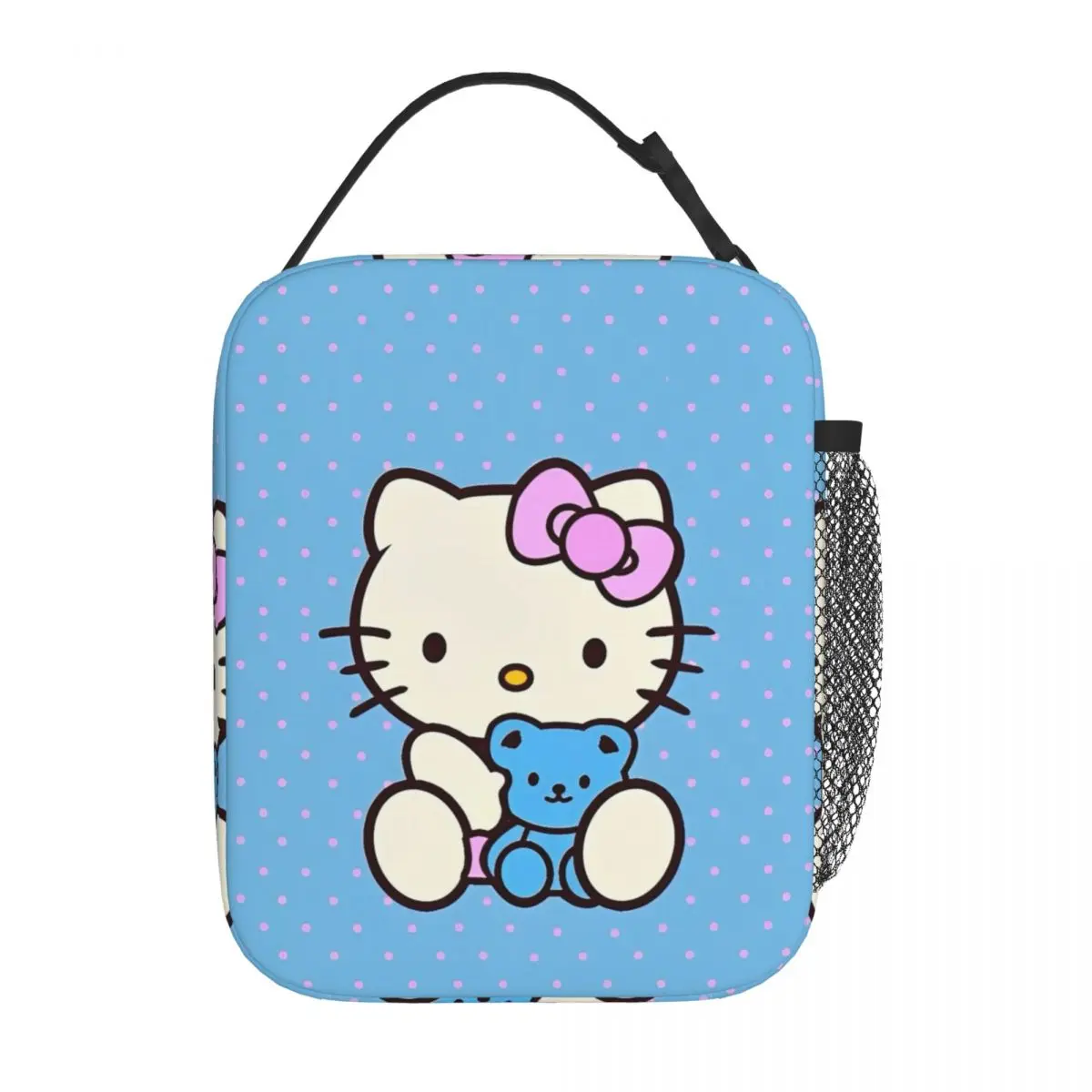 

Hello Kitty с медведем, изолированная сумка для обеда, сумка-холодильник, контейнер для еды, портативный ланч-бокс, сумка для еды, офисные уличные сумки
