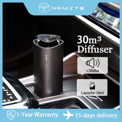 Namste-Diffuseur d'arômes pour voiture et maison, mode de charge USB, 30m ³, parfum, huile essentielle, arôme, modes touristes, 30ml