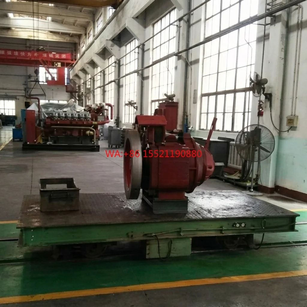 T1190N Model Water Cooled 24V DC Electric Start 30% Efficiency Gas GeneratorDynamic 300kW Natural Gas Engine